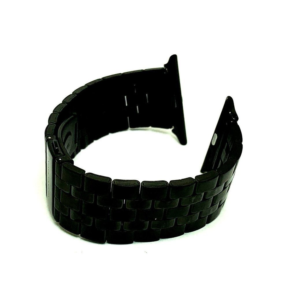 Vince Camuto Men's Apple Watch Band Black Stainless Steel 42/44/45mm - Image 6